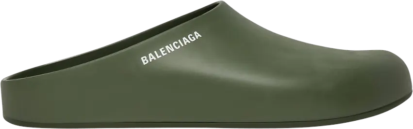 Balenciaga Pool Closed Slide &#039;Dark Green&#039;