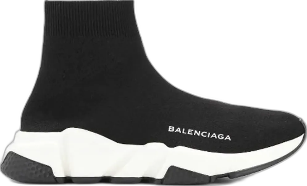  Balenciaga Speed Trainer Black White (Women&#039;s)