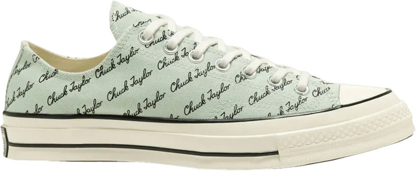  Converse Chuck 70 Low &#039;Scripted Signature Print - Green Oxide&#039;