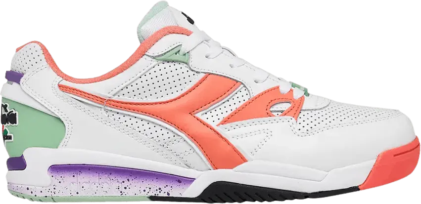  Diadora Rebound Ace &#039;White Fresh Salmon&#039;