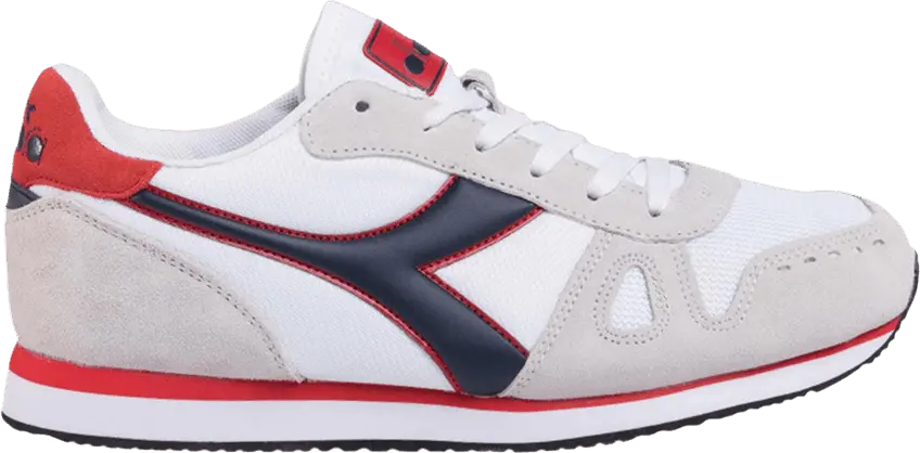 Diadora Simple Run &#039;White Red&#039;