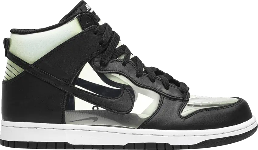  Nike Comme des Garçons x Dunk High Retro &#039;Clear&#039; Sample