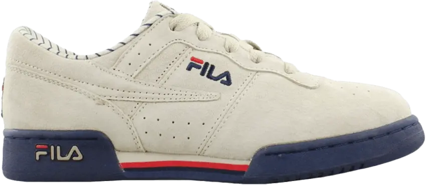  Fila Original Fitness Low Pinstripe K &#039;Cream Navy&#039;