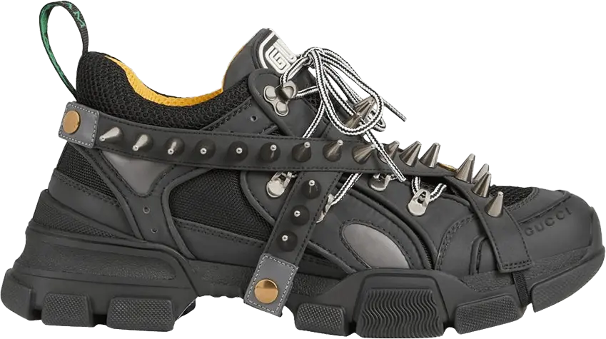 Gucci Flashtrek Removable Spikes &#039;Black&#039;