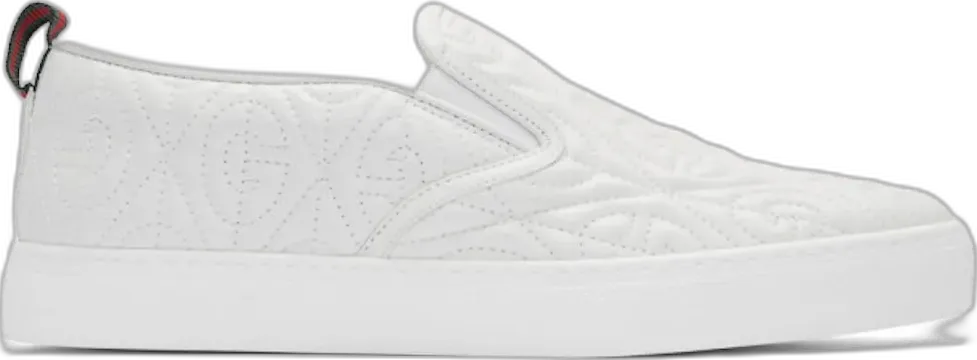 Gucci G Rhombus Slip-On White