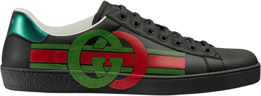  Gucci GG Ace &#039;Black Green Red&#039;