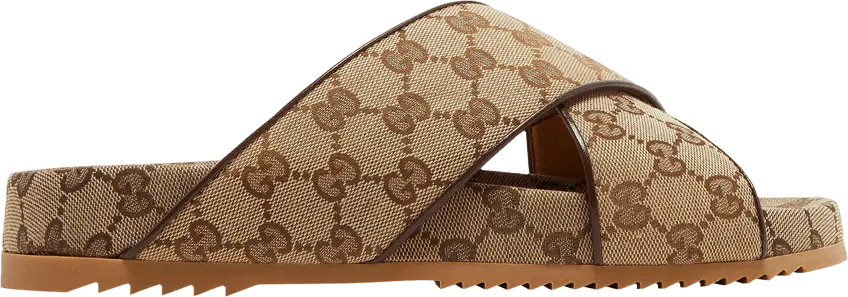  Gucci GG Slide Sandal &#039;Beige&#039;