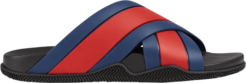  Gucci GG Slide Sandal &#039;Blue Red&#039;