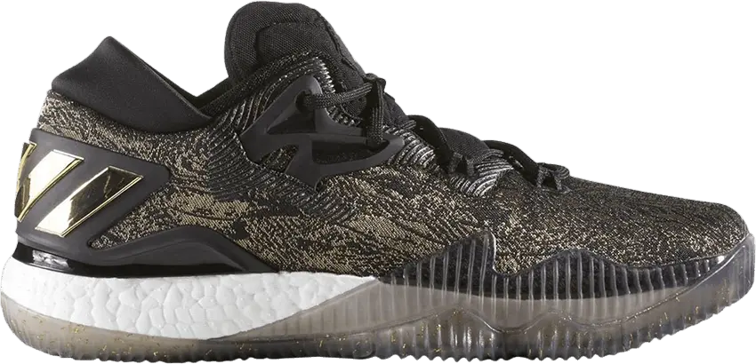  Adidas Crazylight Boost Low 2016 &#039;Black Gold&#039;