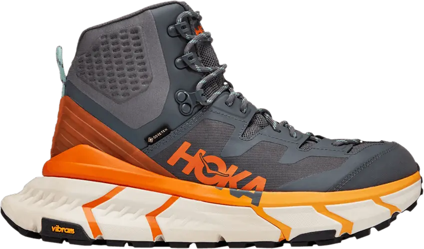  Hoka One One Tennine Hike Gore-Tex Castlerock Persimmon Orange