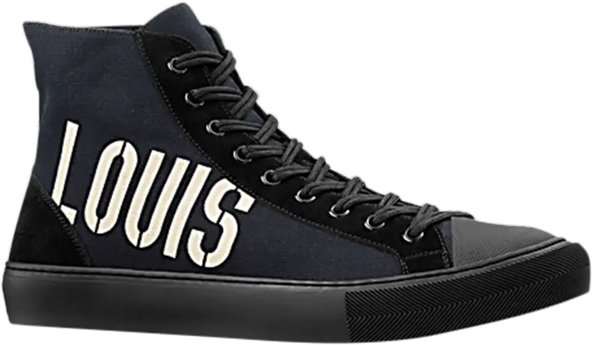 Louis Vuitton Tattoo Sneaker Boot &#039;Black Louis&#039;