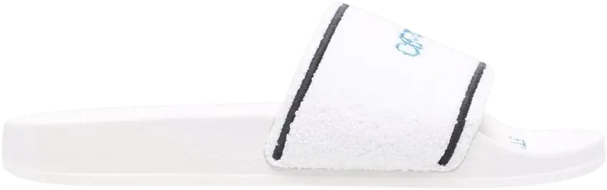 Off-White Logo Sliders &#039;Towel - White&#039;