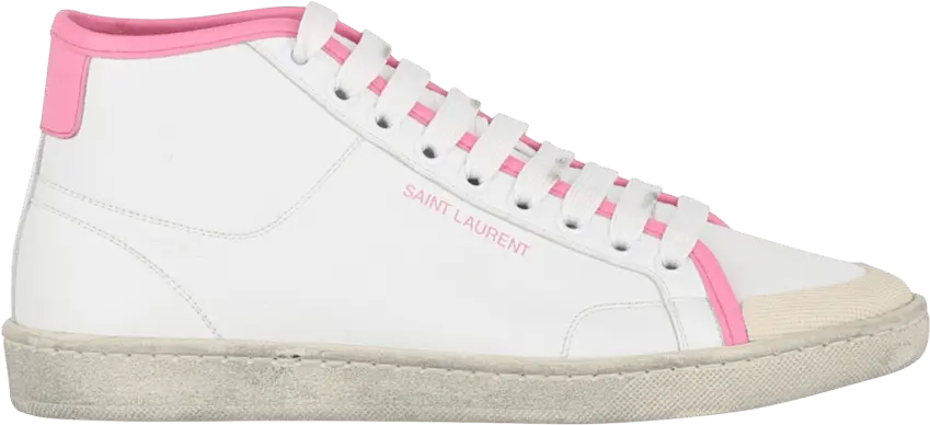 Saint Laurent SL-39 Mid &#039;White Pink&#039;