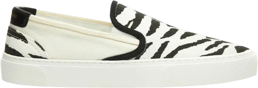  Saint Laurent Venice Slip-On &#039;Zebra&#039;