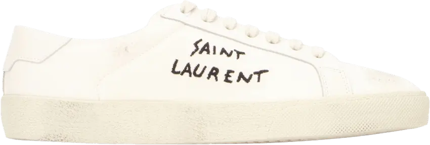  Saint Laurent Wmns Court Classic SL/06 Low &#039;Embroidered&#039;