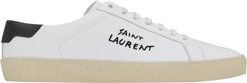  Saint Laurent Wmns Court Classic SL/06 Low &#039;Optic White Black&#039;