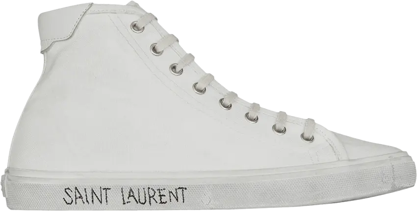 Saint Laurent Wmns Malibu Mid &#039;Optic White&#039;