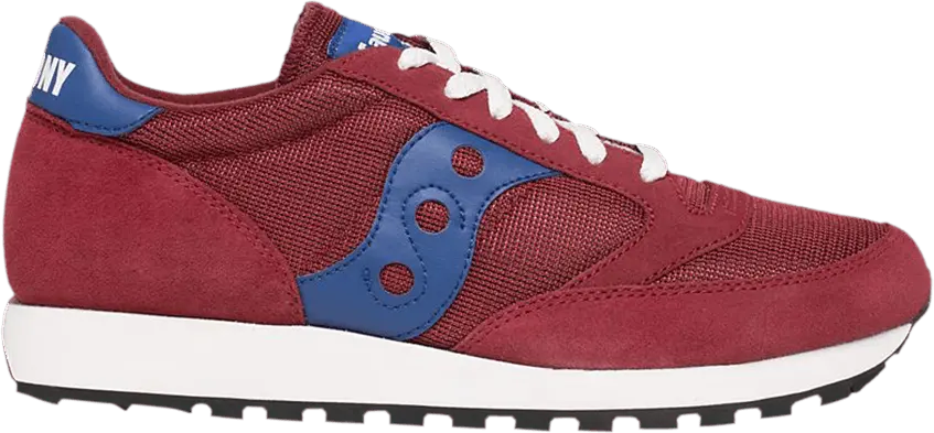  Saucony Jazz Original Vintage &#039;Burgundy Red Blue&#039;