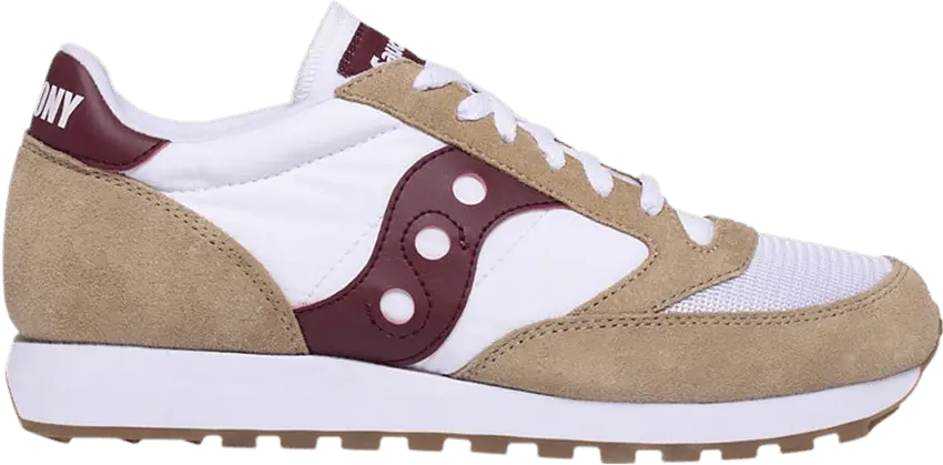  Saucony Jazz Original Vintage &#039;Tan Wine&#039;