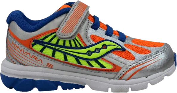  Saucony Kinvara 5 Toddler &#039;Blue Orange Neon&#039;