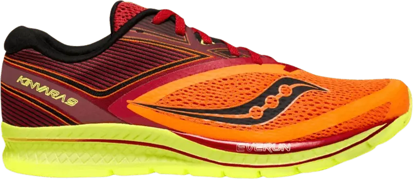  Saucony Kinvara 9 &#039;Orange Red&#039;