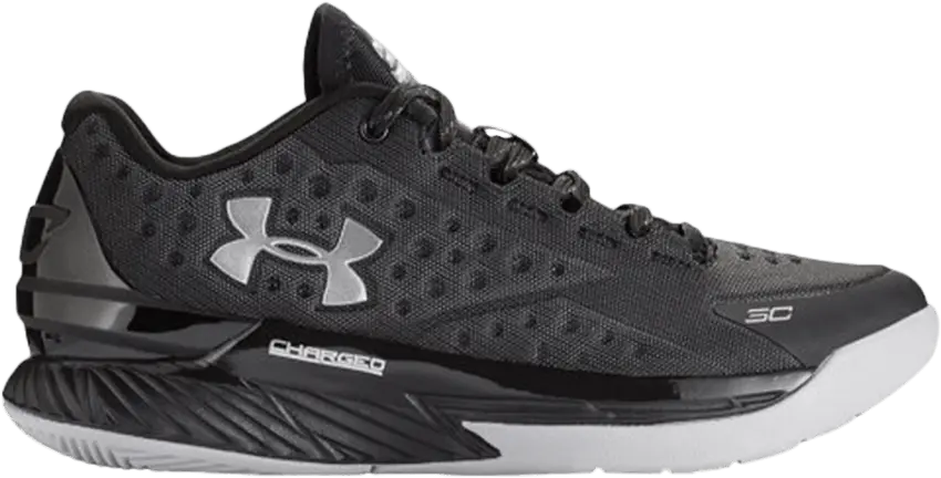  Under Armour Curry 1 Low GS &#039;Black Stealth&#039;