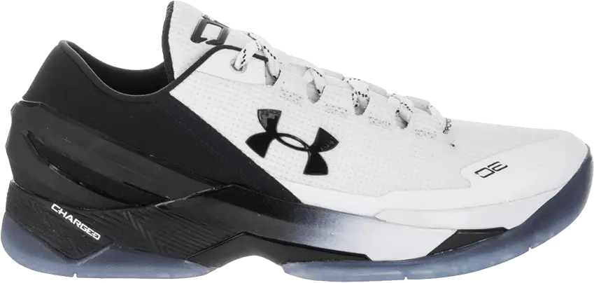  Under Armour Curry 2 Low &#039;White Black&#039;