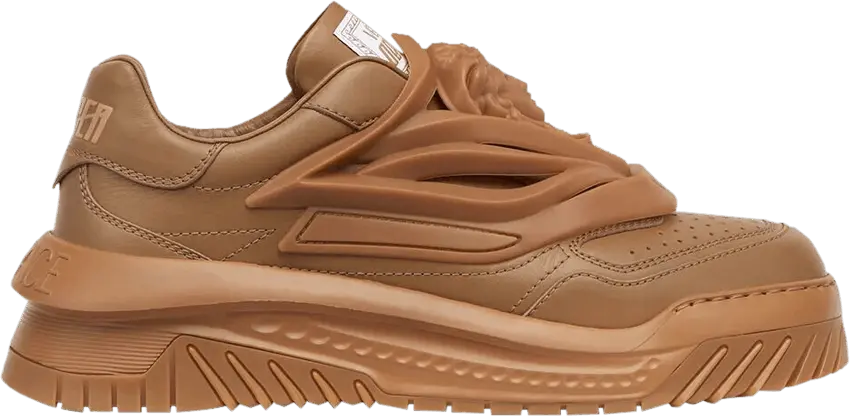 Versace Odissea Caged Rubber Medusa Sneaker &#039;Caramel&#039;