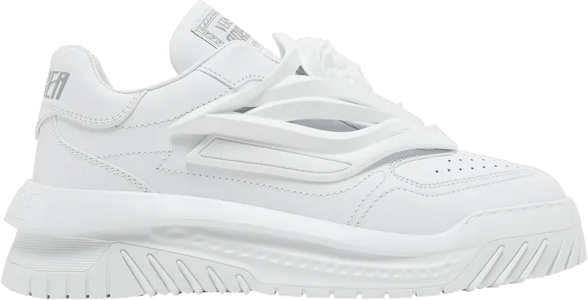 Versace Odissea Caged Rubber Medusa Sneaker &#039;Triple White&#039;