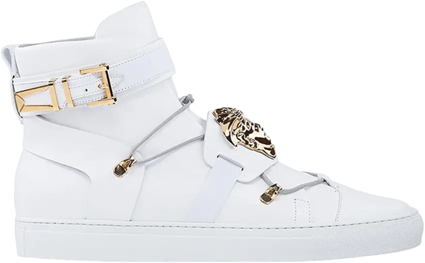 Versace Signature Medusa High &#039;White Gold&#039;