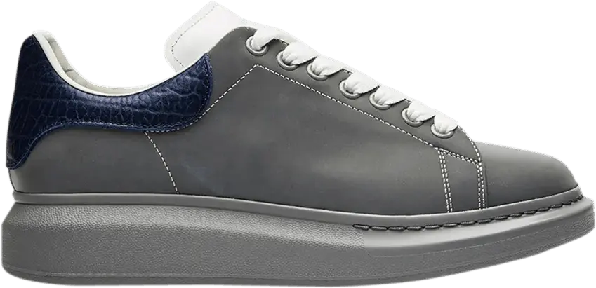  Alexander Mcqueen Alexander McQueen Oversized Sneaker &#039;Silver Navy&#039;