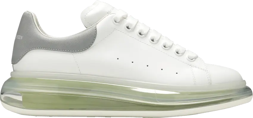  Alexander Mcqueen Alexander McQueen Oversized Sneaker &#039;Transparent Sole - White Gunmetal&#039;