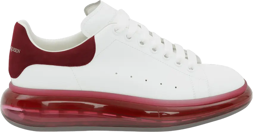  Alexander Mcqueen Alexander McQueen Oversized Sneaker &#039;White Burgundy&#039;