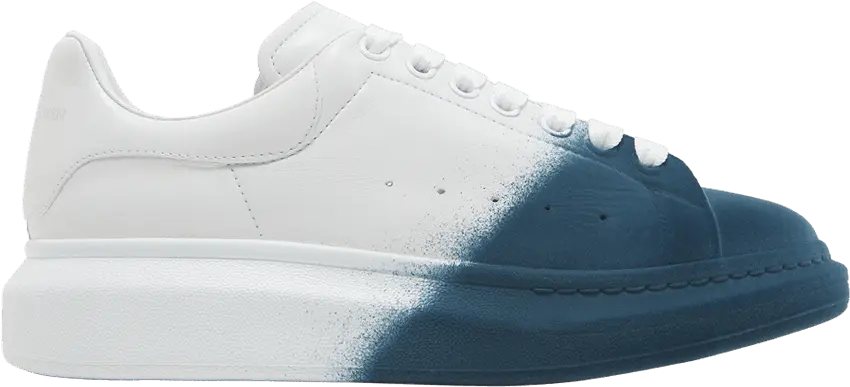  Alexander Mcqueen Alexander McQueen Oversized Sneaker &#039;White Emerald Green Spray&#039;