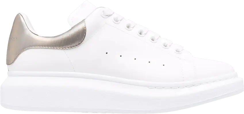  Alexander Mcqueen Alexander McQueen Oversized Sneaker &#039;White Metallic Platinum&#039;