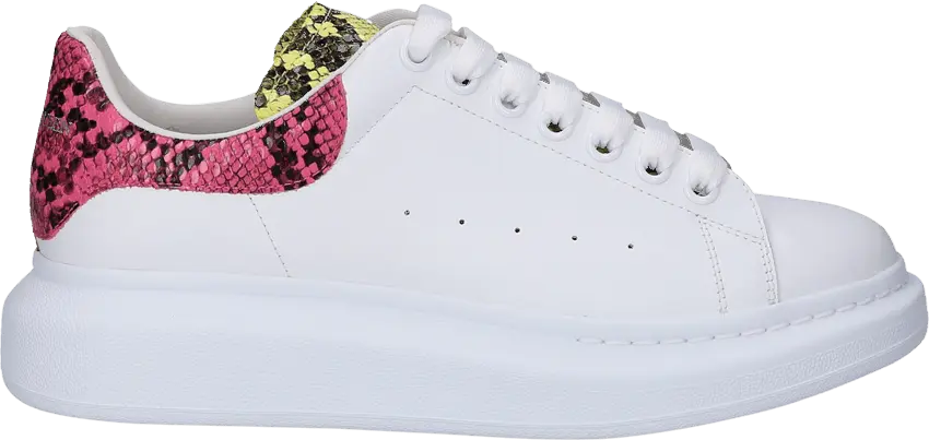  Alexander Mcqueen Alexander McQueen Oversized Sneaker &#039;White Multi Snake Print&#039;