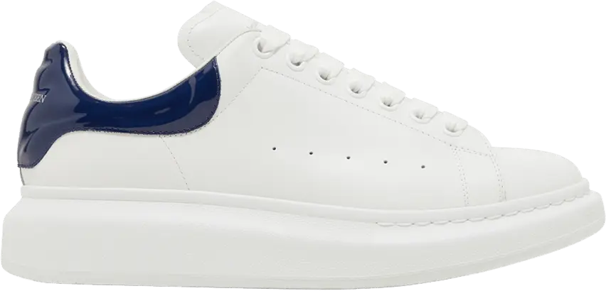  Alexander Mcqueen Alexander McQueen Oversized Sneaker &#039;White Navy Patent&#039;