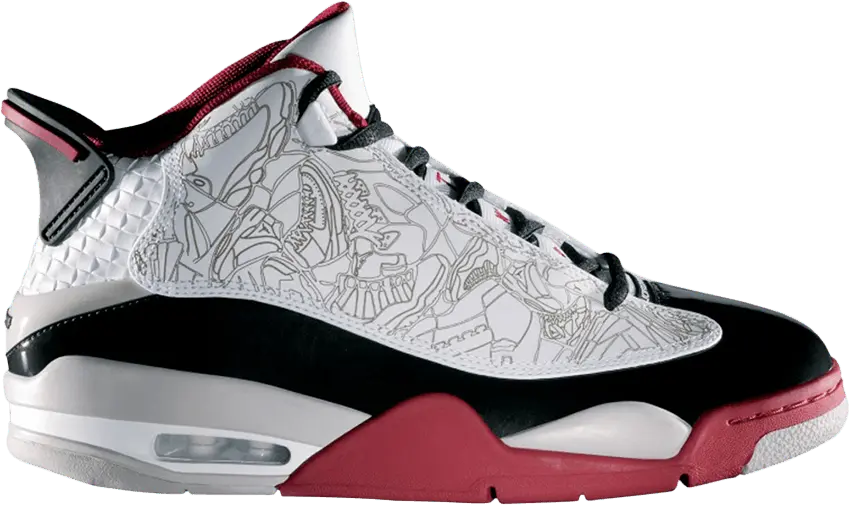  Jordan Dub-Zero White Black Varsity Red