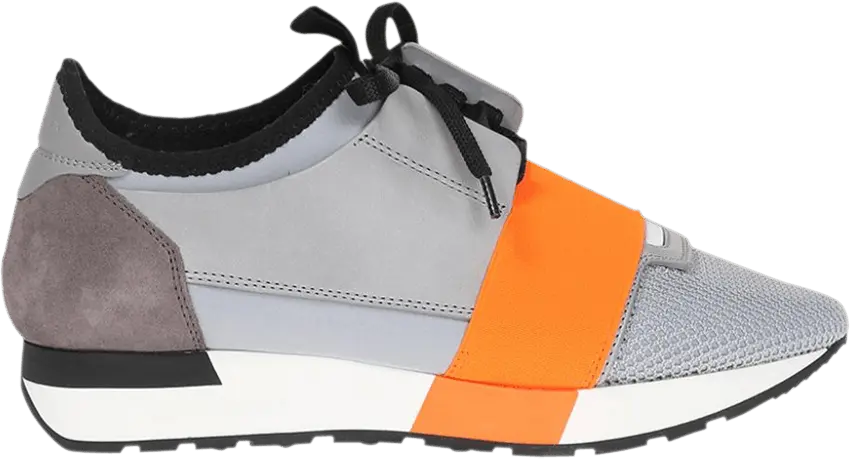  Balenciaga Race Runner &#039;Grey Neon Orange&#039;