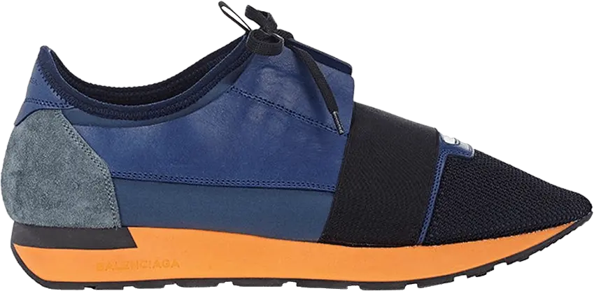  Balenciaga Race Runner &#039;Navy Orange&#039;