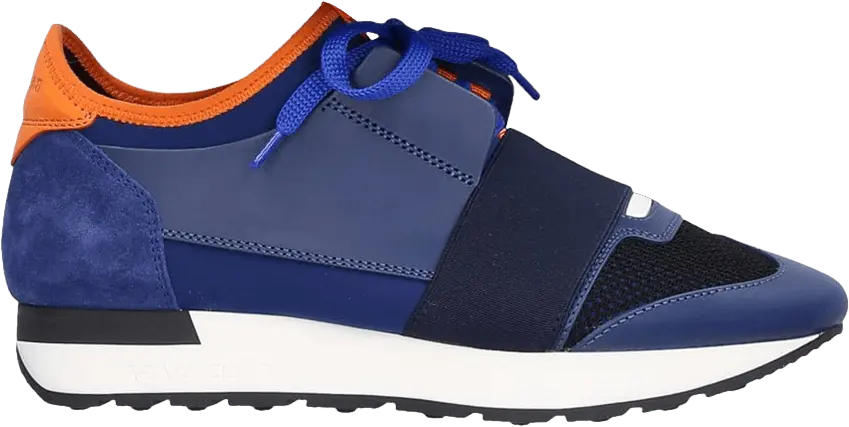  Balenciaga Race Runner Low &#039;Blue Orange&#039;