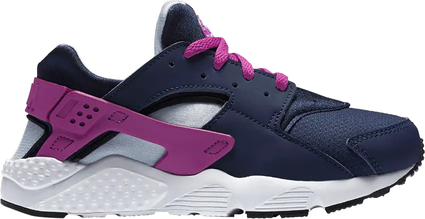  Nike Huarache Run PS &#039;Navy Hyper Violet&#039;
