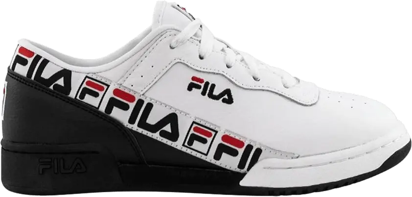  Fila Original Fitness Tape GS &#039;White Black Red&#039;