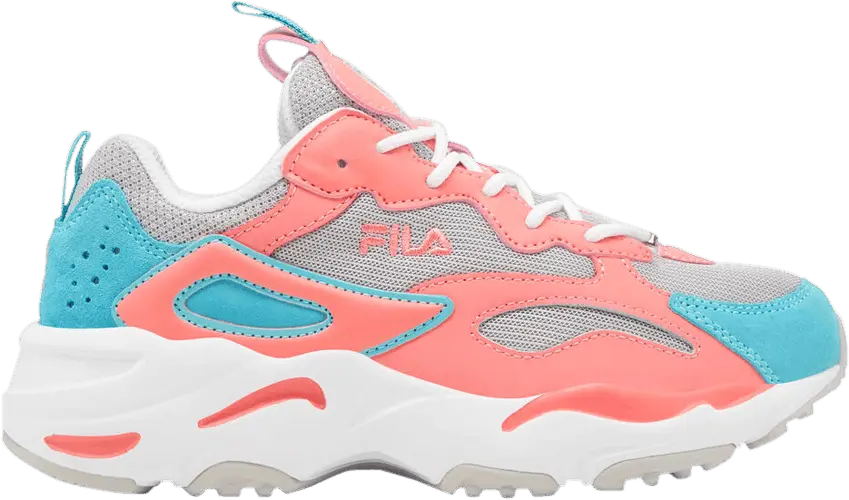  Fila Ray Tracer Big Kid &#039;Vapor Blue Strawberry Ice&#039;