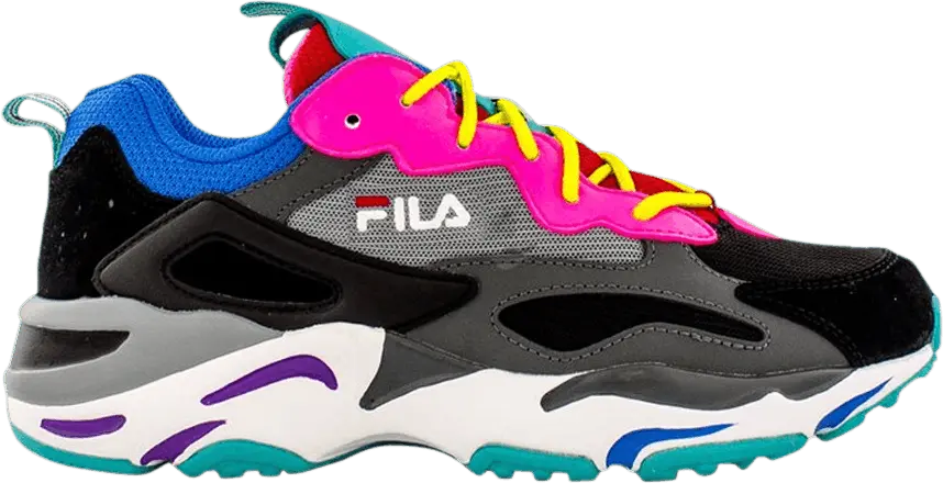  Fila Ray Tracer Big Kids &#039;Black Multi&#039;