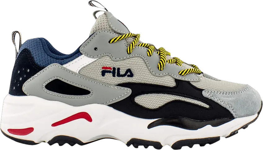  Fila Ray Tracer Big Kids &#039;Highrise Black&#039;