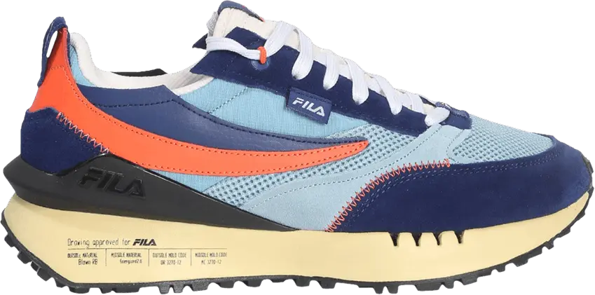 Fila Renno N Generation Lace-Up &#039;Blue&#039;