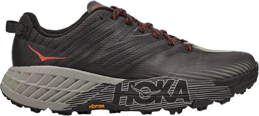 Hoka One One Speedgoat 4 Wide &#039;Dark Gull Grey&#039;