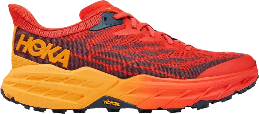  Hoka One One Speedgoat 5 2E Wide &#039;Fiesta Radiant Yellow&#039;