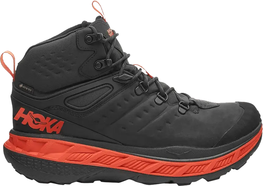 Hoka One One Stinson Mid GTX &#039;Anthracite Mandarin Red&#039;